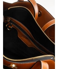 GATTINONI PLANETARIUM Shoulder Shopper Bag monocromat.dk brow/tan - Women’s Bags - 4