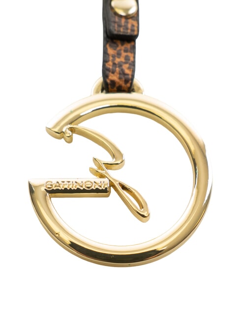 PLANETARIUM Logo keychain monochromatic tan - Key holders