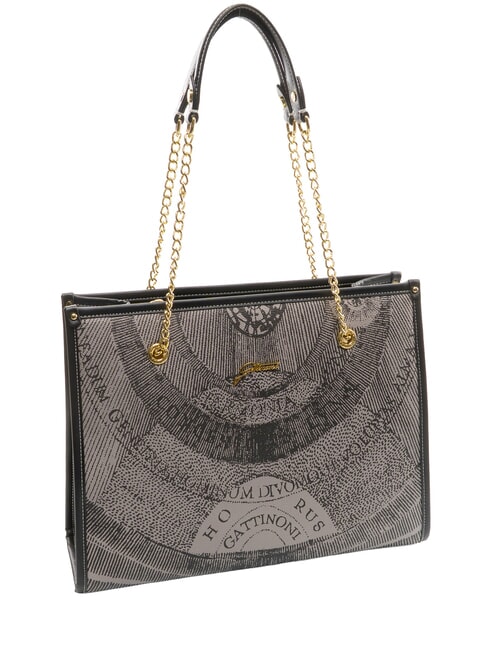 PLANETARIUM Chain Handle Shoulder Bag monochrom lt grey/black - Women&rsquo;s Bags