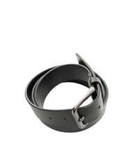 CALVIN KLEIN CASUAL PIN BUCKLE Leather belt black / matte gunmetal - Belts - 3