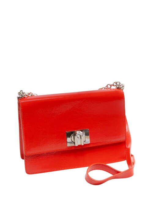 1927 Shoulder bag, in leather fire - Women’s Bags