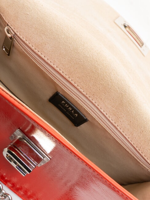 1927 Shoulder bag, in leather fire - Women’s Bags