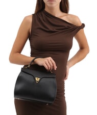 COCCINELLE MARVIN Leather handbag with shoulder strap rosette - Women&rsquo;s Bags - 4