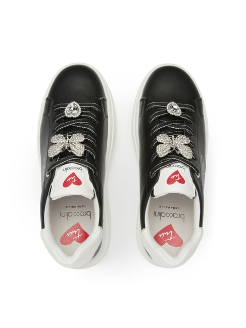 TUA Sneakers with jeweled laces black - Women’s shoes