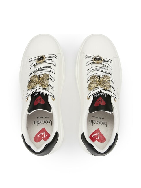 TUA Sneakers with jeweled laces white - Women’s shoes