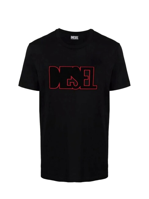 T-DIEGOR Cotton T-Shirt black - T-shirt