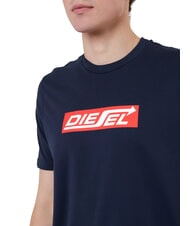 DIESEL T-JUST Cotton T-shirt eclipse - T-shirt - 3