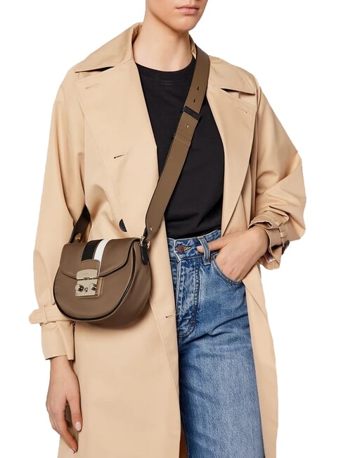 METROPOLIS Mini shoulder bag mud+black+talc h - Women’s Bags