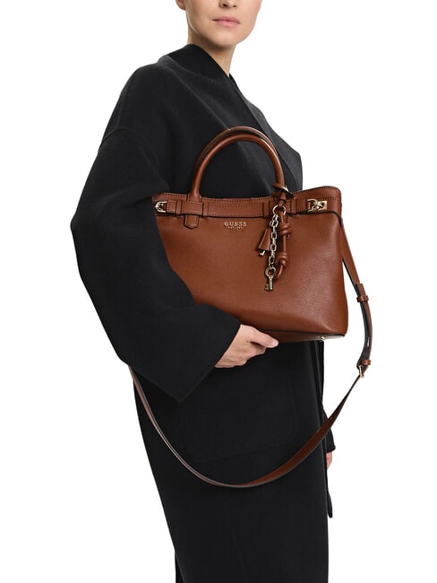 GREGORIA Large handbag with shoulder strap COGNAC - Women&rsquo;s Bags