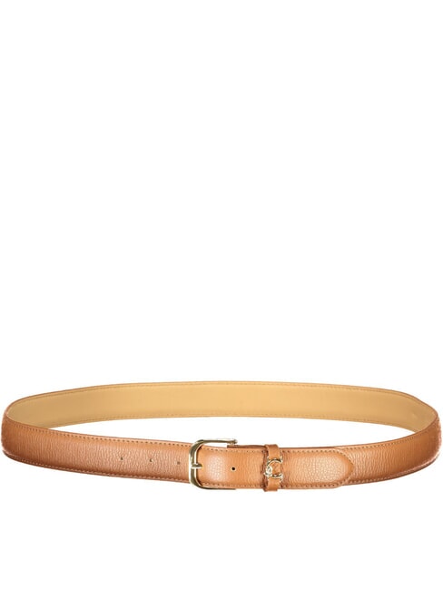 METAL LOOP Leather belt cognac - Belts