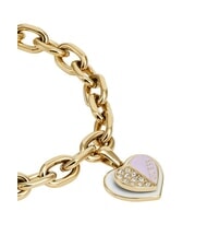 GUESS LOVELY GUESS Heart charm bracelet - Bracelets