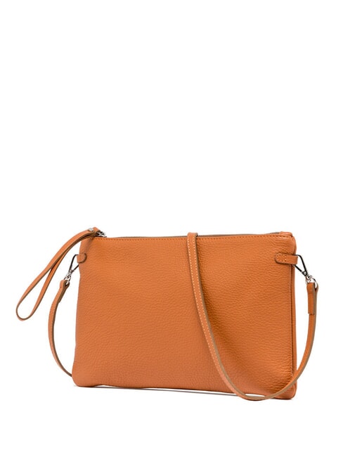 HERMY Leather envelope bag with shoulder strap spice - Women&rsquo;s Bags