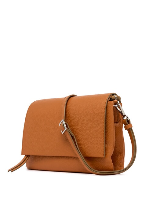 THREE Shoulder bag, in leather spice - Women&rsquo;s Bags