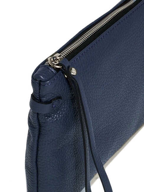 HERMY Leather envelope bag with shoulder strap BLUE - Women&rsquo;s Bags
