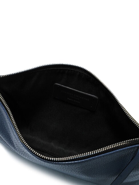 HERMY Leather envelope bag with shoulder strap BLUE - Women&rsquo;s Bags