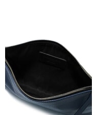 GIANNI CHIARINI HERMY Leather envelope bag with shoulder strap BLUE - Women&rsquo;s Bags - 5