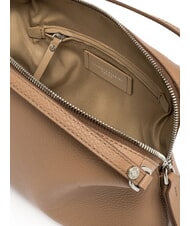 GIANNI CHIARINI ALIFA Leather bag with shoulder strap clay - Women’s Bags - 5