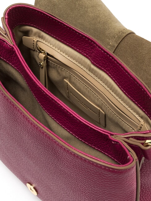 HELENA ROUND Leather bag with double shoulder strap desert flower - Women&rsquo;s Bags