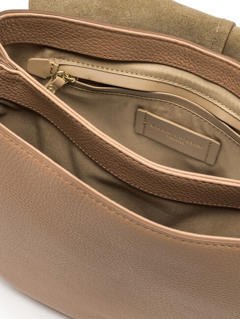 HELENA ROUND Small leather shoulder bag clay - Women&rsquo;s Bags