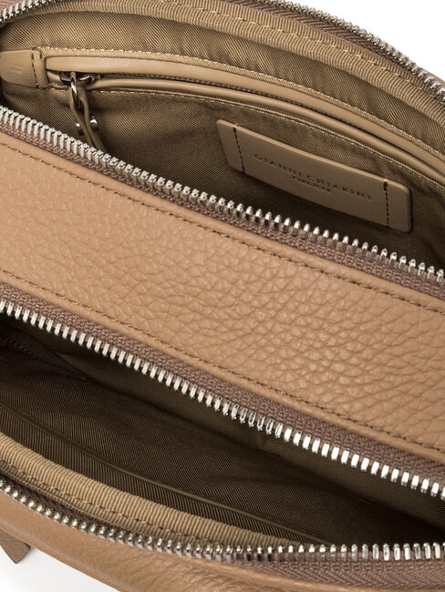 CARRE Leather shoulder bag with shoulder strap clay - Women’s Bags