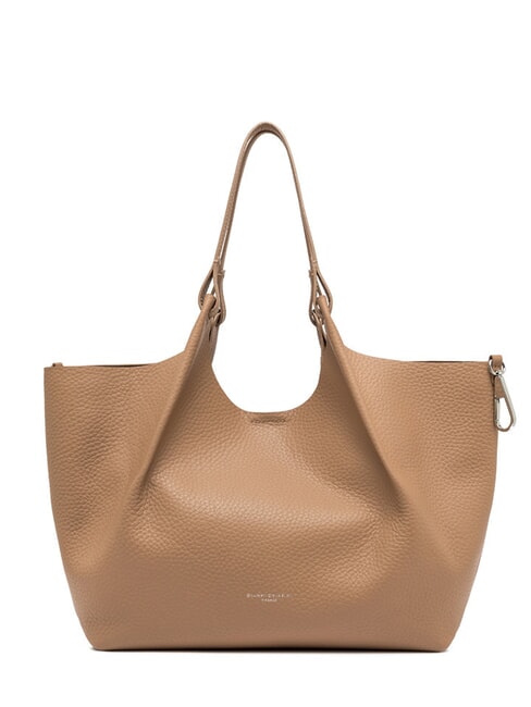 DUA Large leather shoulder bag clay - Women&rsquo;s Bags