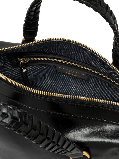 ROXY Leather handbag with shoulder strap Black - Women’s Bags