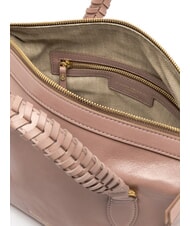 GIANNI CHIARINI ROXY Leather handbag with shoulder strap pink salt - Women&rsquo;s Bags - 5