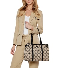 GUESS BEYZA  Shoulder bag black logo - Women’s Bags - 4