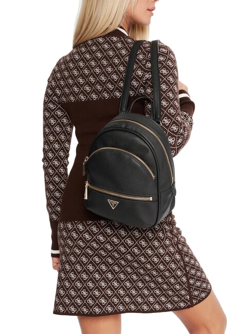 MANHATTAN 2 Small 2-compartment backpack BLACK - Women’s Bags