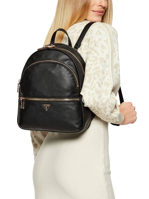 MANHATTAN 2 Large 2-compartment backpack BLACK - Women’s Bags