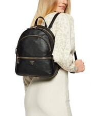 GUESS MANHATTAN 2 Large 2-compartment backpack BLACK - Women’s Bags - 5