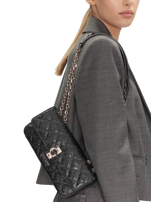 BESSEY Convertible flap bag BLACK - Women’s Bags