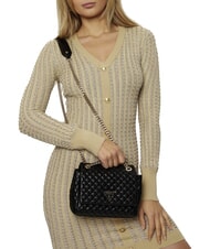 GUESS ECO RIANEE Quilted Convertible Bag BLACK - Women&rsquo;s Bags - 4