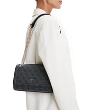 GUESS NOELLE 2 Convertible bag with flap vikky large roo coalog tote bag - Women’s Bags - 6