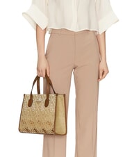 GUESS SILVANA Shoulder bag cognac / olives - Women&rsquo;s Bags - 3