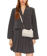 GUESS ZARELA  Shoulder bag off white logo - Women’s Bags - 4