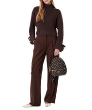 GUESS MANHATTAN 2 Small 4G peony logo backpack vikky large roo tote bag mochalog - Women&rsquo;s Bags - 5