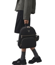 GUESS POWER PLAY 2 Nylon backpack BLACK - Women’s Bags - 4