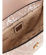 GUESS IZZY 4G Mini Shoulder Bag / Crossbody Bag sand logo - Women’s Bags - 5