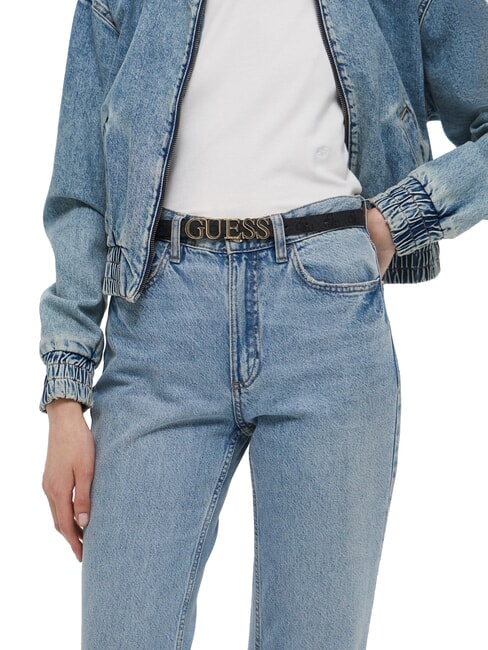 ZAMIRA Belt with metal logo vikky large roo coalog tote bag - Belts