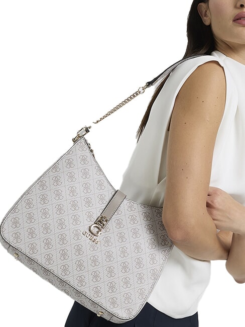 ZAMIRA  Shoulder bag dark taupe logo - Women&rsquo;s Bags