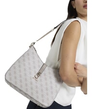 GUESS ZAMIRA  Shoulder bag dark taupe logo - Women&rsquo;s Bags - 4