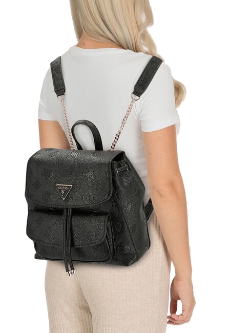 CRESIDIA II Backpack with pocket black logo - Women’s Bags