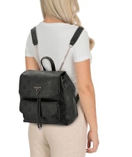 GUESS CRESIDIA II Backpack with pocket black logo - Women’s Bags - 5