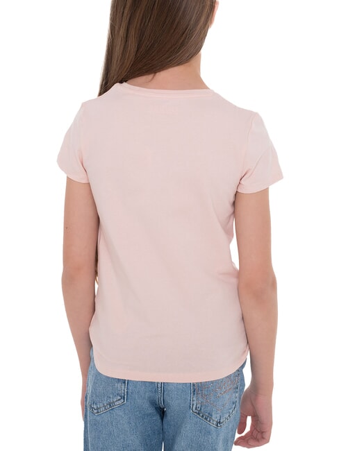 KIDS Short-sleeved T-shirt with rhinestones sweet pink - Child T-shirt