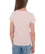 GUESS KIDS Short-sleeved T-shirt with rhinestones sweet pink - Child T-shirt - 5