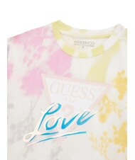 GUESS KIDS MIDI Printed short-sleeved T-shirt shaded flower big ao - Child T-shirt - 3