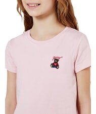 GUESS KIDS Short-sleeved T-shirt with teddy bear cotton candy pink - Child T-shirt - 6