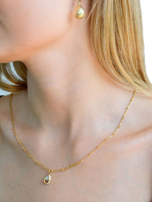 LOLLIPOP Necklace with pendant yellow gold - Necklaces