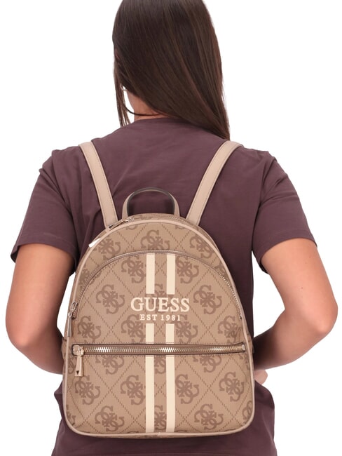MANHATTAN 2 Large backpack with logo print MILK LOGO - Women’s Bags